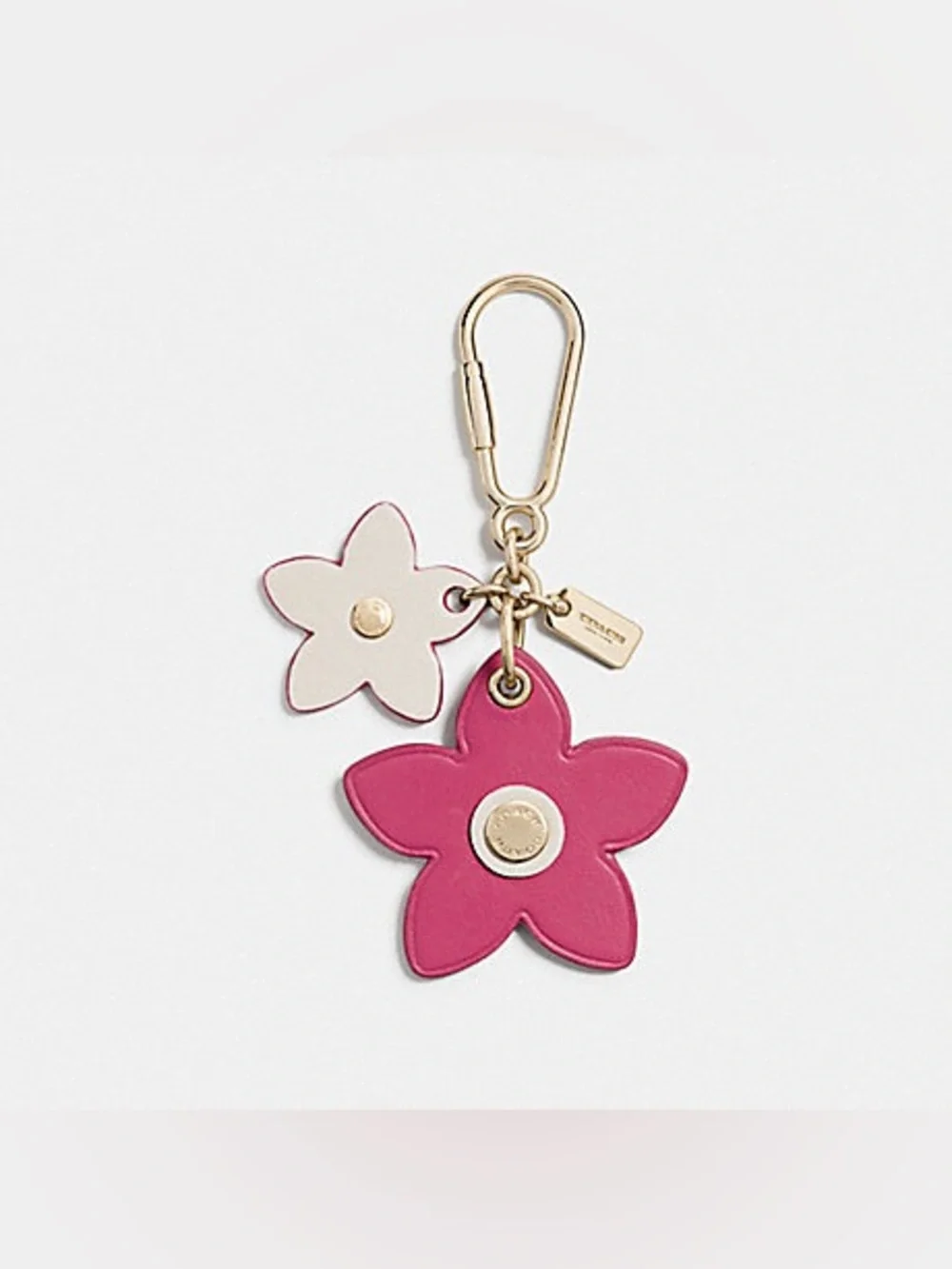 Coach Flower Bag Charm Key Chain